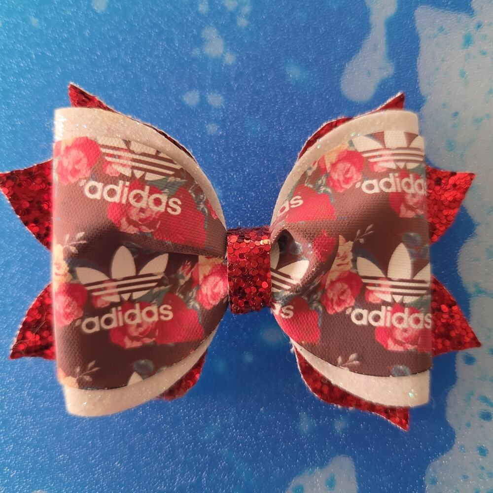 Custom homemade Adidas bow